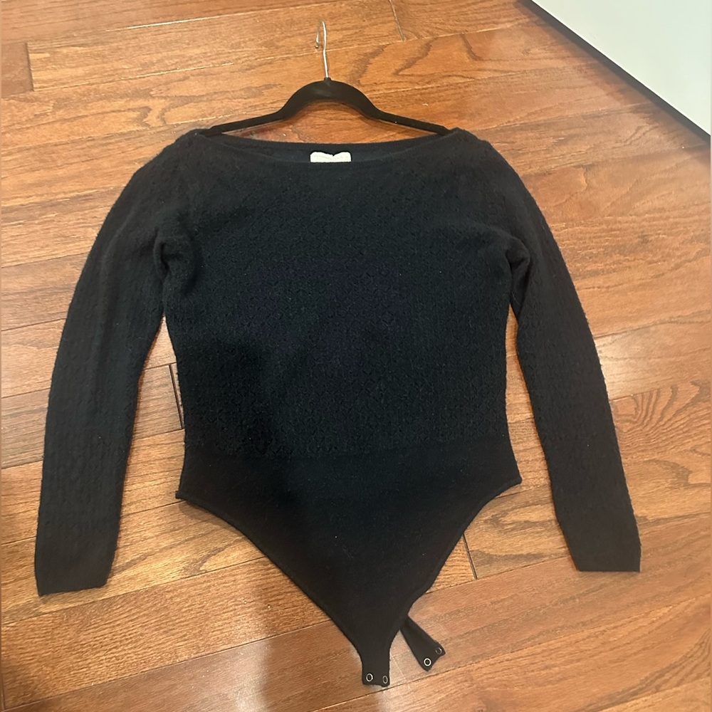 Abercrombie open stitch sweater bodysuit